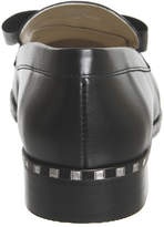 Thumbnail for your product : Office Present Bow Loafers Black Leather Studded Rand