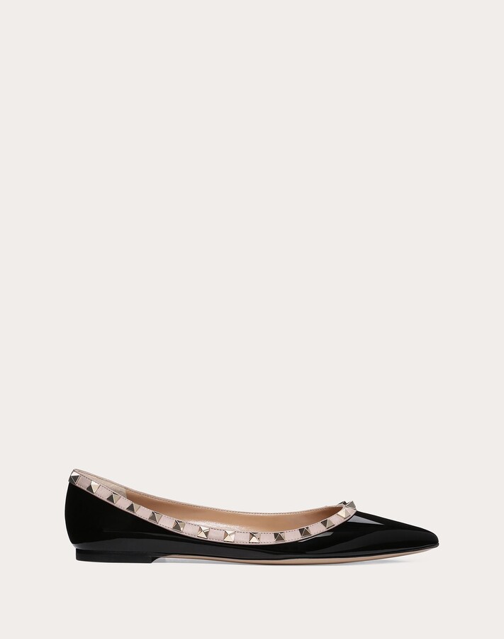 Valentino Rockstud Flats | Shop the world's largest collection of fashion |  ShopStyle