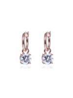 Thumbnail for your product : Anne Klein Stone Drop Hoop Earrings