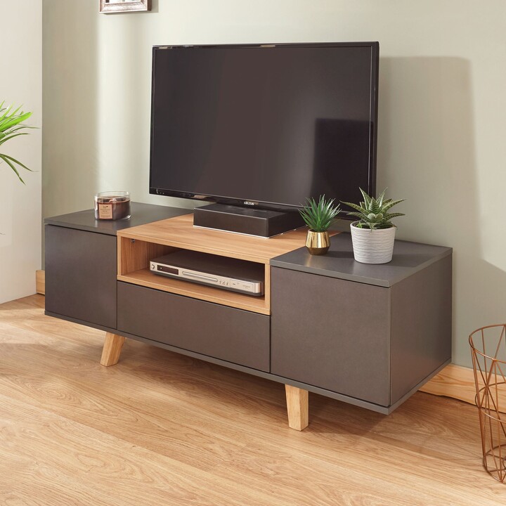 Dunelm Modena TV Stand Slate ShopStyle