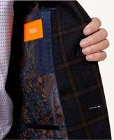 Thumbnail for your product : Tallia Men's Big & Tall Slim-Fit Charcoal/Light Brown Windowpane Sport Coat