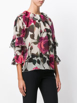 Thumbnail for your product : Blugirl floral print frill trim blouse