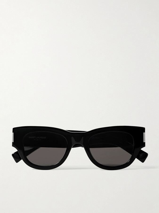 SAINT LAURENT EYEWEAR Square-frame acetate sunglasses