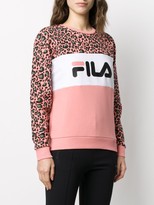 Thumbnail for your product : Fila Animal-Print Branded Sweatshirt