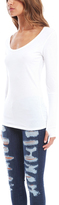 Thumbnail for your product : Alternative Apparel Rib Sleeve Scoop Neck Shirt