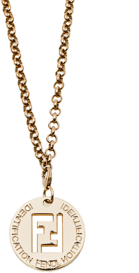 fendi gold chain
