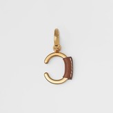 Thumbnail for your product : Burberry Leather-wrapped 'C' Alphabet Charm