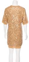 Thumbnail for your product : Dries Van Noten Sequined Short Sleeve Dress
