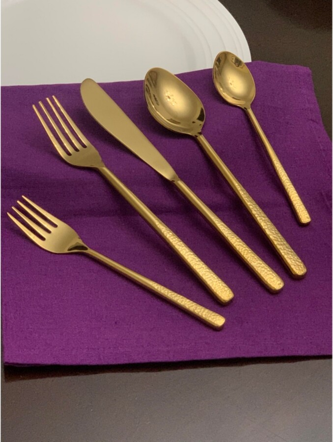 Vibhsa 20 Piece Gold Flatware Set, Service for 4 ShopStyle