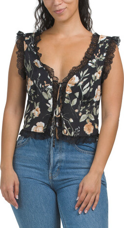 TJMAXX Floral Top, Rayon