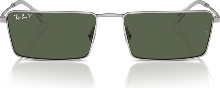 Ray-Ban Emy 56mm Rectangular Sunglasses
