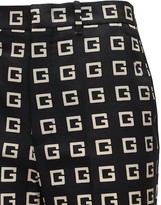 Thumbnail for your product : Gucci Cropped G Print Faille Flared Pants