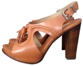 Thumbnail for your product : Sartore Brown Leather Sandals
