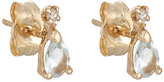 Thumbnail for your product : Loren Stewart Women's Diamond & Aquamarine Stud Earrings