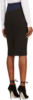 Thumbnail for your product : Altuzarra White & Black Colorblocked Phoenix Pencil Skirt