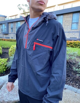 Berghaus Wind Shirt 90 jacket in black and gray - ShopStyle