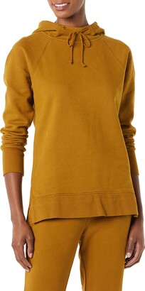 Goodthreads Women's Heritage Fleece Long Sleeve Hooded Tunic Sweatshirt