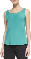 Thumbnail for your product : Lafayette 148 New York Matte Silk Bias Tank