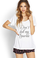 Thumbnail for your product : Forever 21 My Sparkle PJ Set