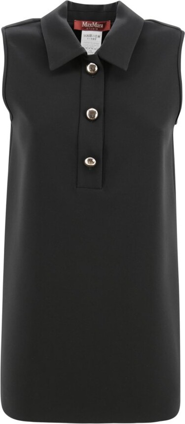 Studio Max Mara Sleeveless Polo Shirt