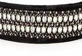 Thumbnail for your product : St. John Embellished Velvet Waist Belt