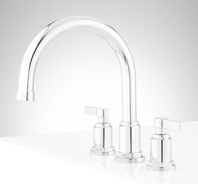 Signature Hardware Greyfield Deck Mounted Roman Tub Filler Faucet - less Valve