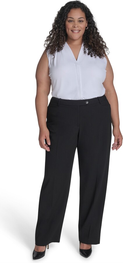 Calvin Klein Plus Size Modern Dress Pants
