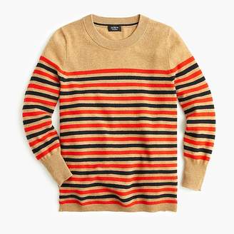 J.Crew Everyday cashmere striped crewneck sweater