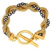 Thumbnail for your product : Diane von Furstenberg Crystal Braided Bracelet