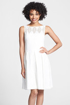 Thumbnail for your product : Maggy London Embroidered Mesh Fit & Flare Dress (Regular & Petite)