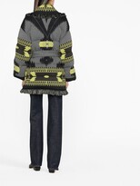 Thumbnail for your product : Alanui Icon jacquard belted puffer jacket