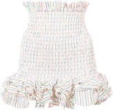 Thumbnail for your product : Petersyn Ruffle Hem Mini Skirt