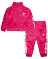 pink nike baby tracksuit