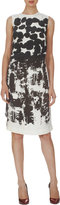 Thumbnail for your product : Cédric Charlier Abstract Dot-Print Sleeveless Sheath