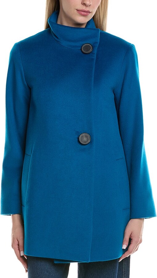 Fleurette Wool-Blend Coat