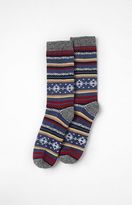 Thumbnail for your product : On The Byas Camp Jacquard Crew Socks