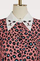 Thumbnail for your product : VIVETTA Leopard print cat collar dress