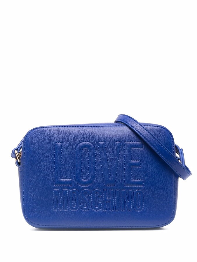 blue love moschino bolsa