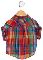 Thumbnail for your product : Polo Ralph Lauren Girls' Plaid Button-Up Top