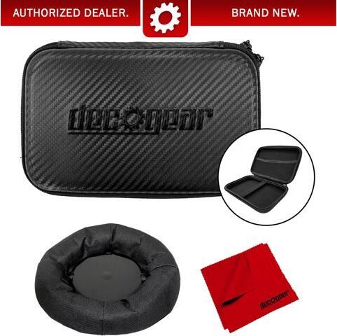 Deco Gear 5' Hard EVA Case with Zipper for Tablets/GPS and Weighted GPS Dash Mount Bundle