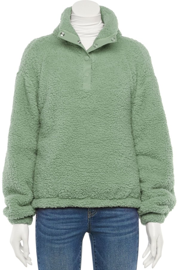no boundaries sherpa pullover