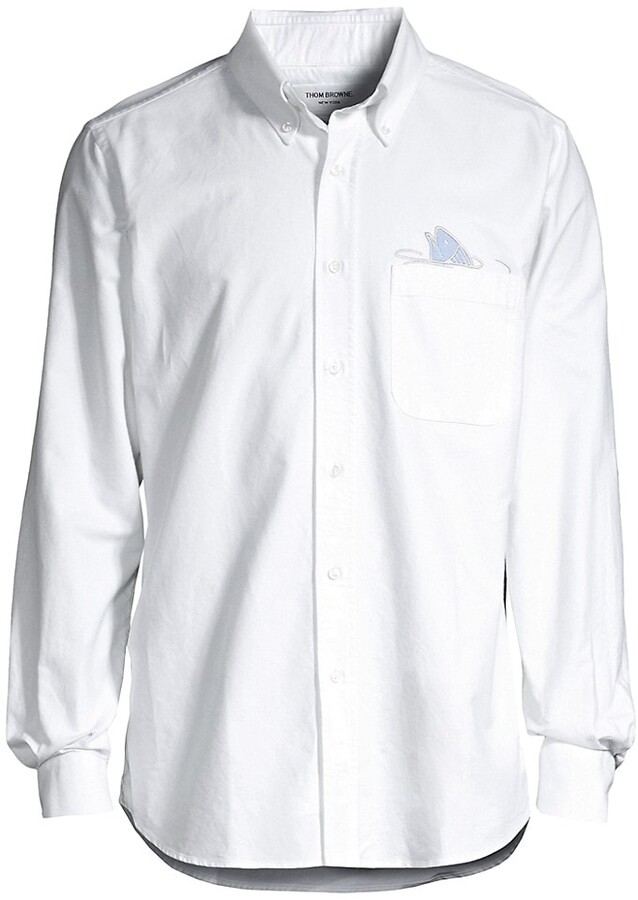 Jiranis Mens Long Sleeve Oxford Cotton Shirt