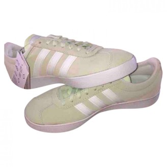 green velvet adidas trainers