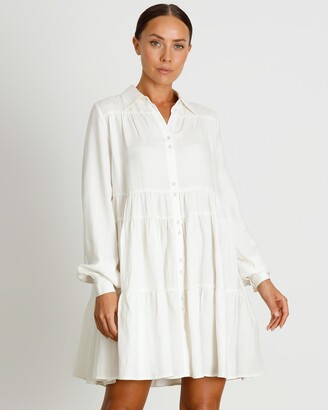 Long White Dress | Shop the worldâs largest collection of fashion | ShopStyle Australia