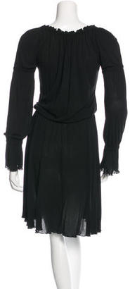 Etro Long Sleeve Midi Dress