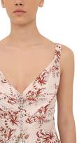 Thumbnail for your product : Paco Rabanne Printed Satin Top W/crystals
