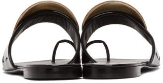 Giuseppe Zanotti Black Patent Nuvorock Sandals
