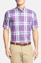 Thumbnail for your product : Peter Millar 'Modica' Short Sleeve Plaid Sport Shirt
