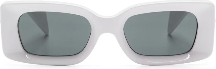 Versace Rectangle-Frame Sunglasses