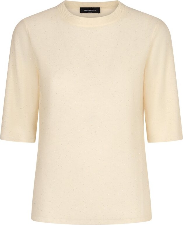Fabiana Filippi Sequin Embellished Knitted Jumper
